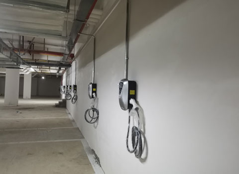 小区地下停车场7kw充电桩安装项目案例 小区地下停车场7kw充电桩安装项目案例